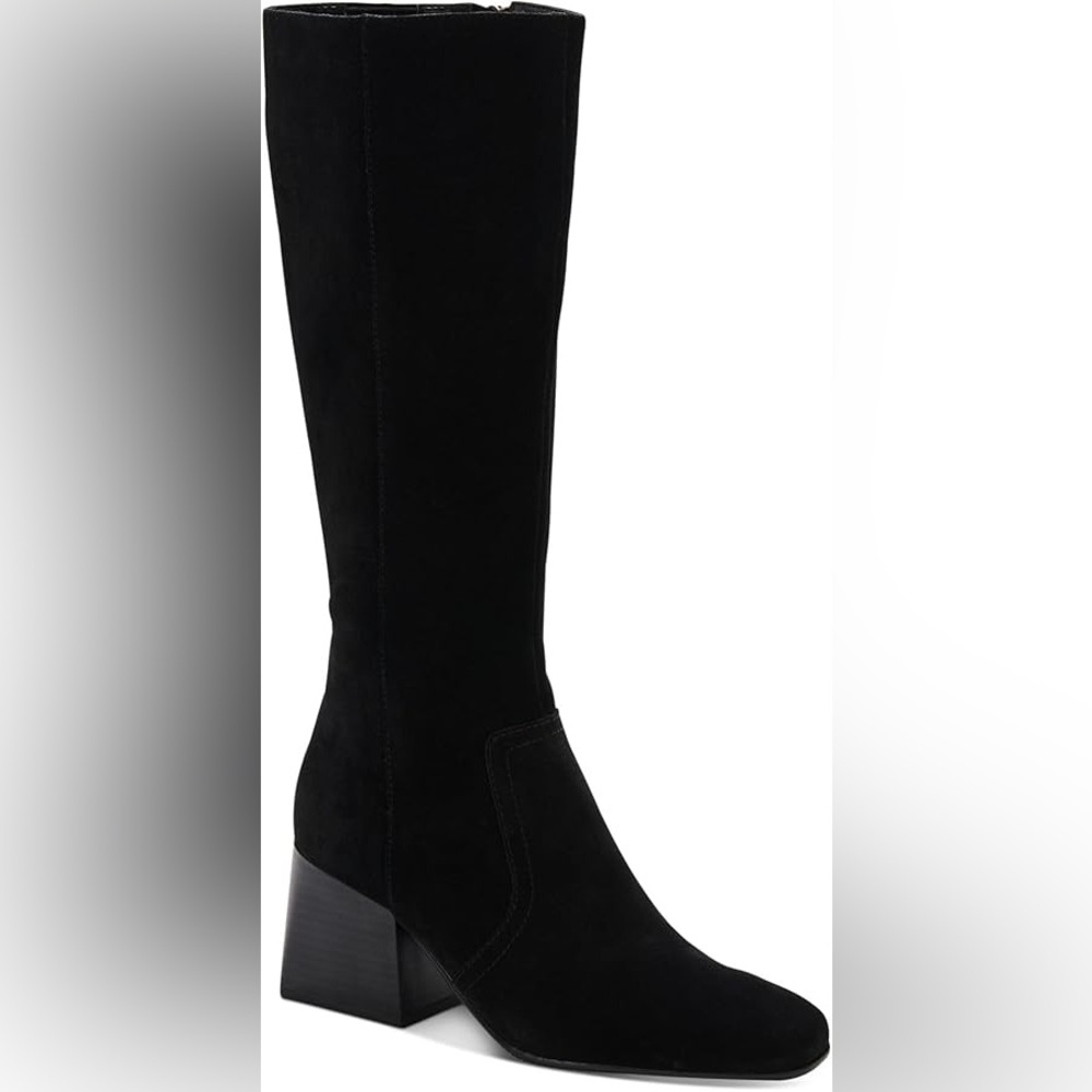 Aqua College Womens Tori Suede Waterproof Knee-High Boots *